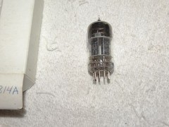 2 x 5814A (12AU7) RCA Tubes*Super Strong Pair*Black-O*NOS_NIB* #R5
