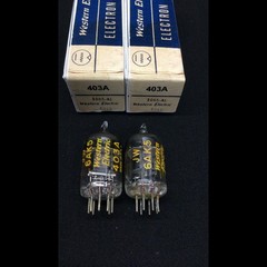 MATCHED PAIR Western Electric JW 6AK5 403A Headphone Amp VACUUM TUBES 8.9849