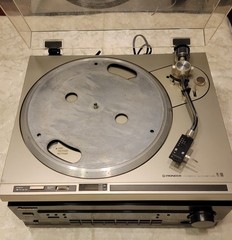 VTG PIONEER BUNDLE-PL-100 TURNTABLE/2 TALL CS-H305 SPEAKERS/VSX-D509S RECIEVER