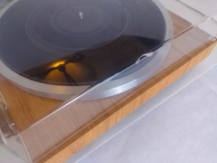 PIONEER PL-514 TURNTABLE- Belt Drive. Restored w Red Oak Veneer Serviced