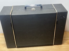 Rare MCM Ward Airline Solid State Stereo Record Player-Speakers Travel Portable