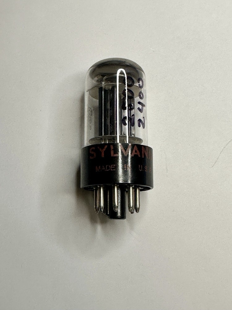 Sylvania 6SN7GTB Vacuum Tube Red Print USA 2500/2400 Estate Tested