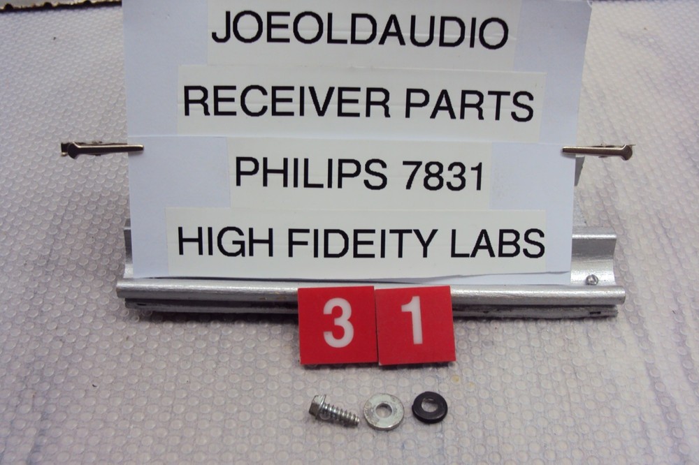 Philips 7831 Receiver Ground Lug Assembly. Tested Parting Out Entire 7831