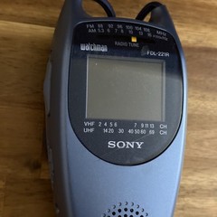 Sony Watchman FDL-221R 2.2″ Color LCD Television Combo FM/AM Radio (BLUE) TESTED