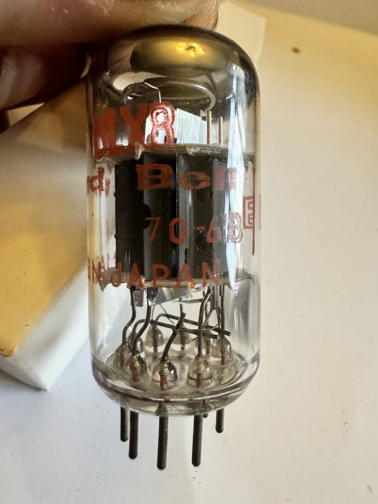 NOS 6LX8 Triode Pentode Vacuum Tube Packard Bell