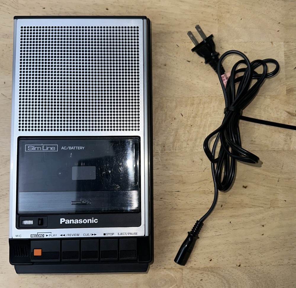 Panasonic Slim Line RQ-2739 Cassette Tape Recorder Player Tested