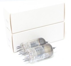 NOS Match 1 pair Mullard ECC81 12AT7 Mitcham SQ getter Vacuum Tubes R9D code