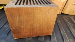 Dynaco 2s Walnut Double Tube Audio Unit Component Cabinet Preamplifier, Tuner