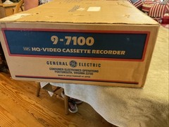 GE VHS HQ VCR 9-7100 FACTORY SEALED NEW IN BOX UNOPENED