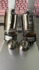 Tad 6L6 WGC STR Black Plates & Tad Sovtek 7025 V1 ECC83WA V2 Matched Pairs
