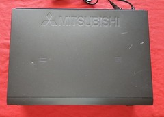 VTG Mitsubishi HS-U445 VHS Hi-Fi VCR 4 Head Video Cassette Recorder RCA Tested