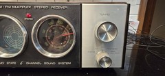 Morse Electro Corp 8 Track 4D quadrophonic Receiver Stereo System 447 FOR PARTS