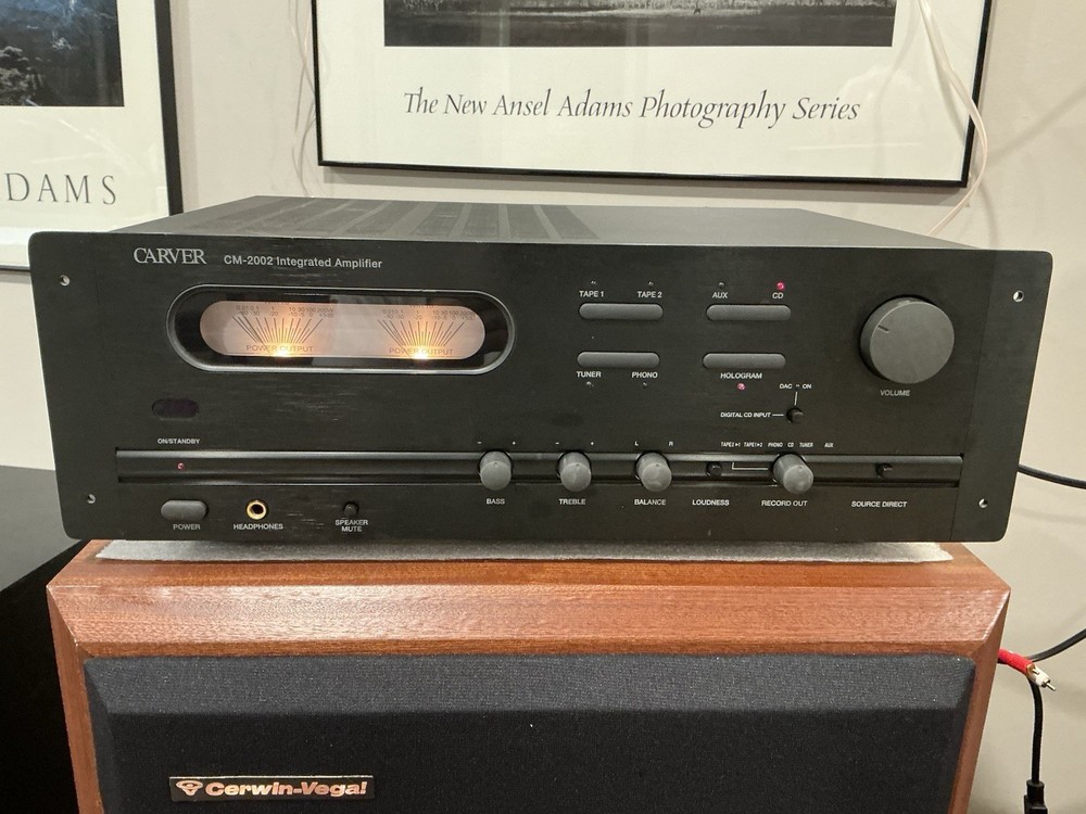 CARVER CM-2002 Integrated Amplifier, All Working as it Should !!