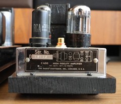 Radio Craftsmen C-400 Tube Amplifier Pair – Plug & Play – Very Nice!