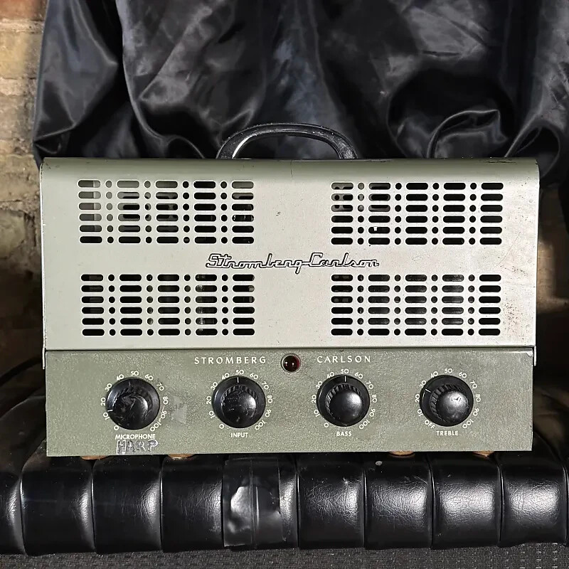 1950s Stromberg Carlson AU58 Vintage Made In USA Tube Guitar/Harp Amplifier!