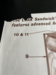 HJ LEAK SANDWICH 600 SPEAKER ORIGINAL BROCHURE & LETTER JO1337
