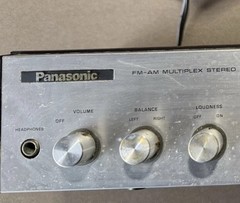 Vintage Wood 70s Panasonic RE-7412 FM AM Multiplex Stereo IC-FET Receiver