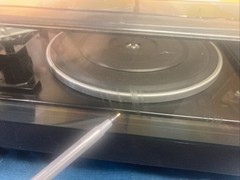 GARRARD 40b 4 Speed Turntable Record Player W Dust Cover WORKS SEE VIDEO England