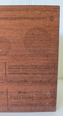 THE ORIGINAL Model Boombox Dribble Wood Laser Engraved by Jake Mize