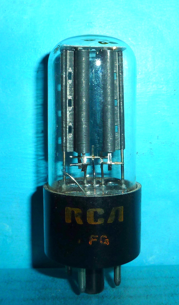 RCA 5Y3GT Rectifier Tube Black Plates D Getter Tested`