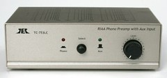 Technolink SILVER Finish TC-753LC Phono Preamp w/ Aux Input