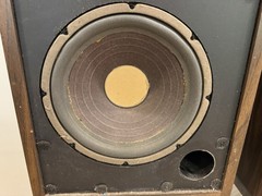 BURHOE ACOUSTICS LIGHT BLUE Vintage Speakers 10” Woofers 2-Way Foam Grills Works