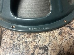VINTAGE JENSEN P12N 12″ ALNICO-5 INSTRUMENT SPEAKER DRIVER 1957