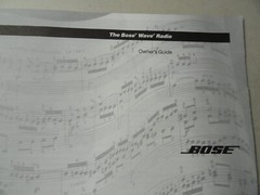 Bose Wave Radio – Owners Guide User Manual Original Instruction Booklet