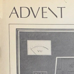ADVENT 201 Cassette Deck Service Manual Original Serial Number C-20001 and up