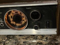 Vintage Morse Electrophonic 8-Track Am Fm Radio Stereo Receiver Wood Grain VIDEO