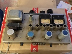 7 Tube 12ax7 12AU7 DIY Preamp Stereo Preamplifier UNTESTED 100v. NO TUBES