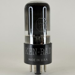 (1) Tested Ken Rad 6U6GT Tube Smoked Glass Date Code SR2 Beam Power Tube (a)