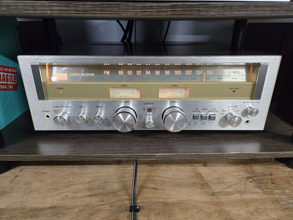 Sansui G-3000 Stereo AM/FM Receiver, Papers, Open Box Time Capsule! Perfect!