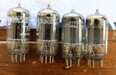 1959 ??? Amperex 12AX7 Quad “The Fisher” Tubes – Amplitrex Tested – I61