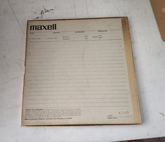 ⚡10.5″ Reel to Reel Recording Tape 3600’🎶MAXELL UD Pro 35-180⭐METAL Used w/Musi