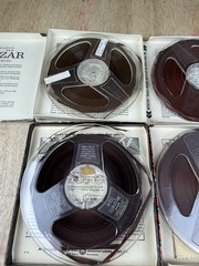 Lot of 7 Scotch Used Mixed Lengths Reel To Reel Tapes 7” Tenzar 150 203