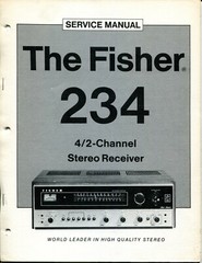 Vintage Fisher Model 234 4/2 Channel Stereo Receiver Service Manual