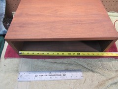 Vintage Stereo Radio Hi-Fi Wood Cabinet Mcintosh Fisher Scott 17″x4.5″