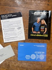 RARE BOSE 1401 Series II Complete Car Stereo System Vintage 100W Amplifier