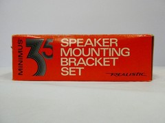 Realistic Minimus-3.5 Speaker Bracket Set Mounts Hardware Included