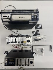 Vintage Car Audio Bundle Audiovox 8Track Player AMP600 Rondo GE-5000 EQ Untested