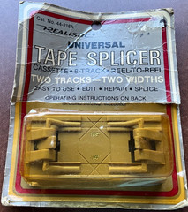 Realistic Universal Tape Splicer 44-216A Cassette 8 Track Reel to Reel