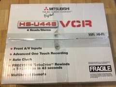 New in the Box. Mitsubishi HS-U448 VCR