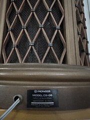 MCM PIONEER CS-05 Vintage Floor Speakers Mid Century Coffee Table. Tested!