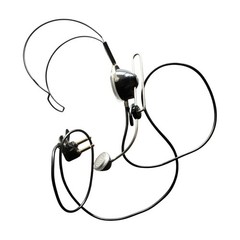 Vintage Single Earpiece Headband Headphones Dual Plug Black Silver – U.N.C.L.E.s