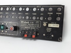 MCINTOSH C32 PREAMPLIER PARTS: BACK PANEL