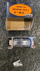 NOS Calrad 2 Inch Edgewise VU Meter EW-2 New In Box