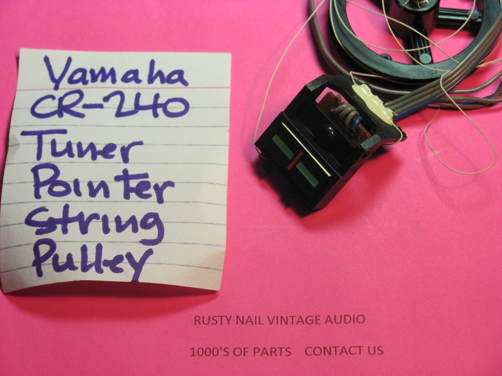 YAMAHA CR-240 ILLUMINATED DIAL POINTER WITH PULLEY AND STRING