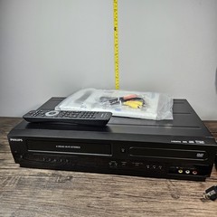 Philips DVDR3385V/F7 DVD Recorder VCR Combo 4 Head Hi Fi VHS HDMI Black