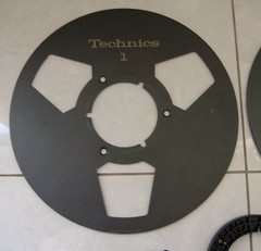 Serviced Technics RP-10A 10″ Metal Empty Take-up Reel Aluminum Mint Japan